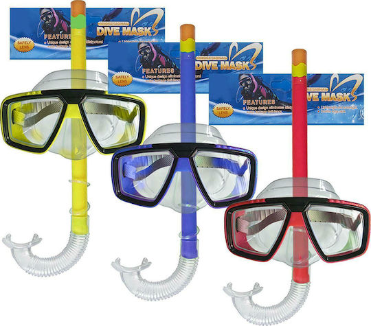 Summertiempo Kinder Tauchmaske mit Schnorchel Rote