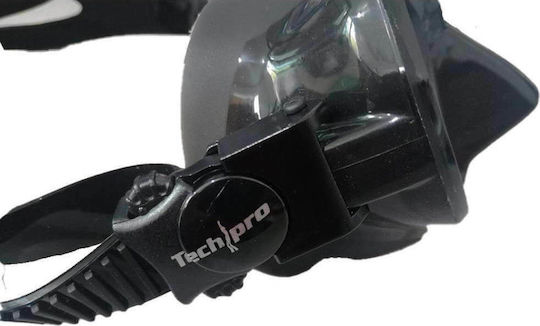 Tech Pro Μάσκα Θαλάσσης Seal Μαύρη