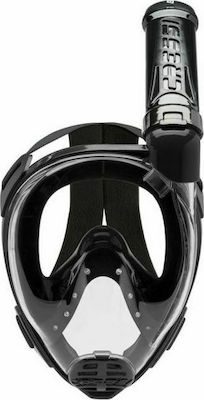 CressiSub Full Face Diving Mask Baron Black/Black M/L Blue