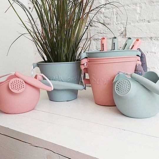 Scrunch Silicone Beach Watering Can Orange