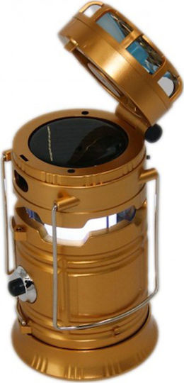 Led Solar Lantern for Camping with Flashlight & Fan
