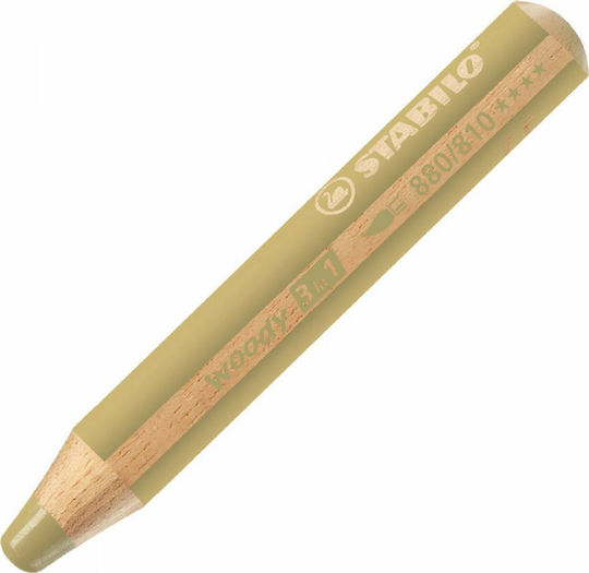 Stabilo Woody Farbstift mit dicker Spitze Gold - Gold Packung von 1 Verpackungen