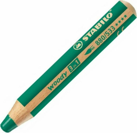 Stabilo Woody Colored Pencil Set Green Package of 1 packages