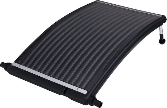 vidaXL Panou de Încălzire pentru Piscină din Aluminiu 110x65 cm Negru 2 buc