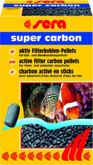 Sera Super Carbon Biological Porous Material for Aquarium Filtering with Activated Carbon Άνθρακας 250gr