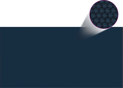 vidaXL Solar Dreptunghiular Acoperire de Protecție pentru Piscină Husă pentru piscină neagră/albastră din polietilenă 549x274buc 1buc