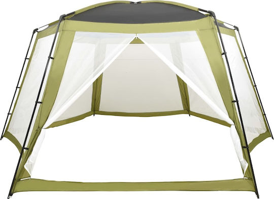vidaXL Тента / Плажен сенник Зелен 300x250см. 93041