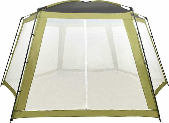 vidaXL Тента / Плажен сенник Зелен 300x250см. 93041