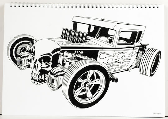 Gim Drawing Pad Hotwheels Twinmill Twinmill 1pcs