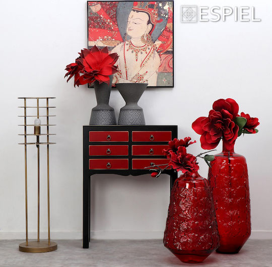 Espiel Floor Lamp H55xW21cm. with Socket for Bulb E27 Gold