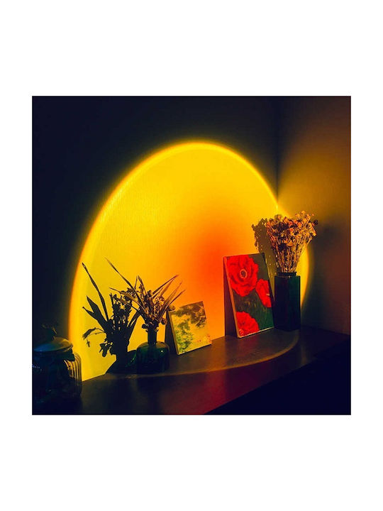 Dekorative Lampe Sonnenuntergang Schwarz