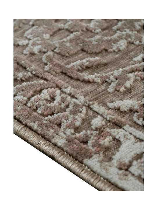 Madi Grand Rug Round Beige / Rose