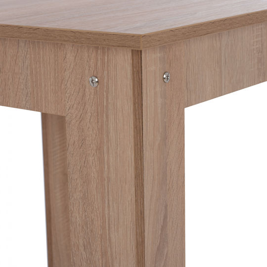 Kelvin Tisch Küche Holz Sonama Oak 80x80x77cm