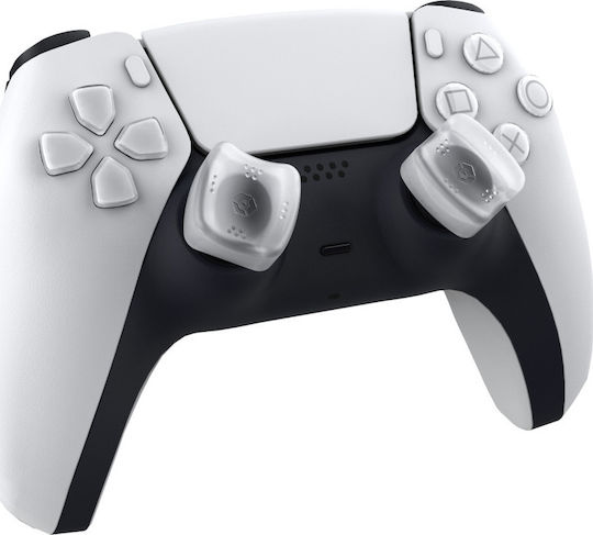 Gioteck Thumb Grips Χειριστηρίου για PS5 σε Λευκό χρώμα