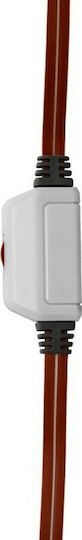 Defender Warhead G-120 Надушници Геймърски слушалки с връзка 2x3,5 мм White/Red