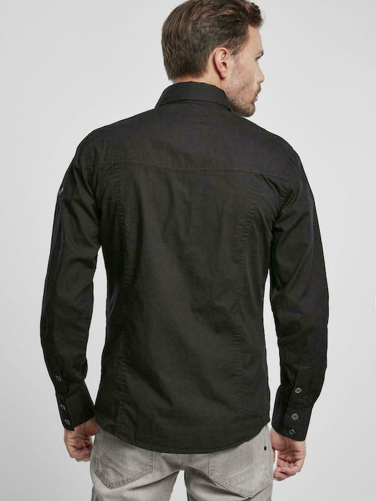 Brandit BD4005 Cotton Shirt Black