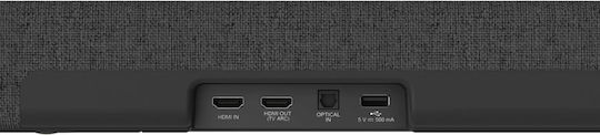 LG SP2 Soundbar 100W 2.1 Bluetooth και HDMI με Τηλεχειριστήριο Μαύρο