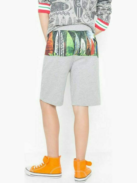 Kids' Shorts/Bermudas Fabric Football Grey Gray