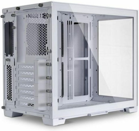 Lian Li O11 Dynamic Mini Gaming Middle Tower Carcasă Calculator cu Fereastră Laterală Albă ca Zăpada