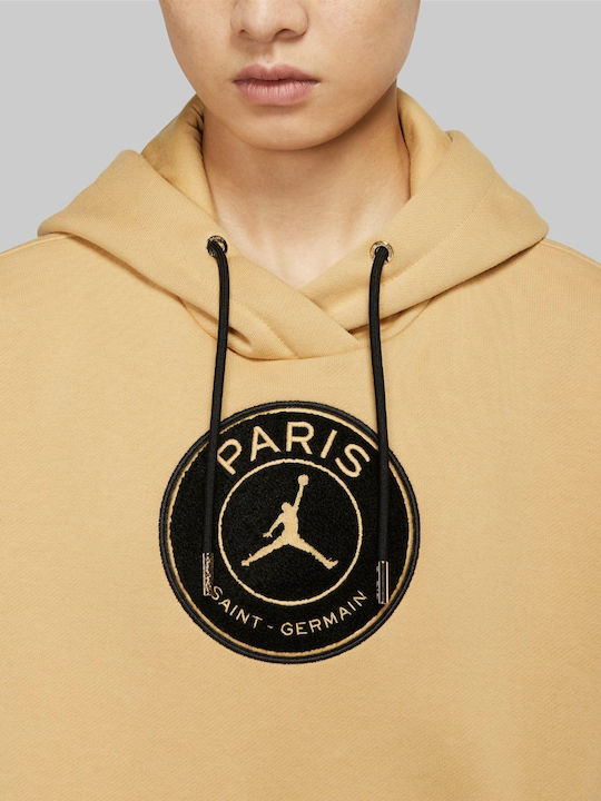 Paris Saint-Germain Суитшърт с Качулка Бежов