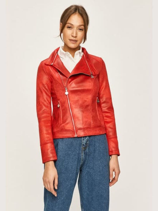 Broward Γυναικείο Biker Jacket Κόκκινο
