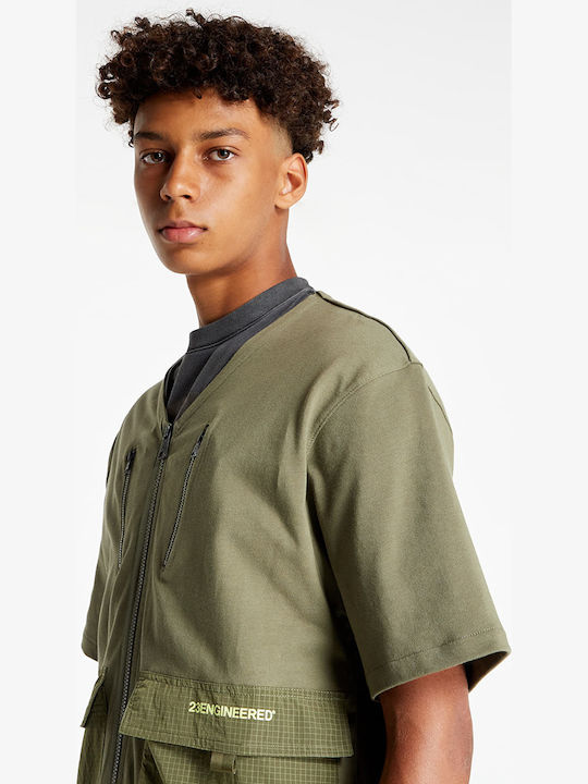 23 Engineered Sportliche Herrenjacke Medium Olive