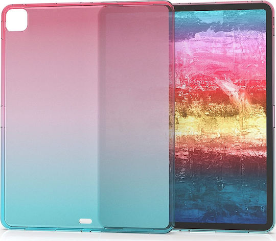 KWmobile Back Cover Pink / Blue (iPad Pro 2021 12.9")