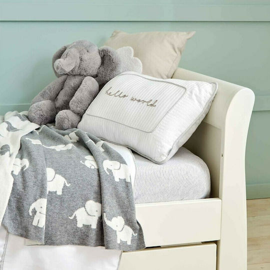 Mamas & Papas Crib Decorative Pillow Εlephant White 43x30cm