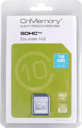 CnMemory SDHC 16GB Class 10