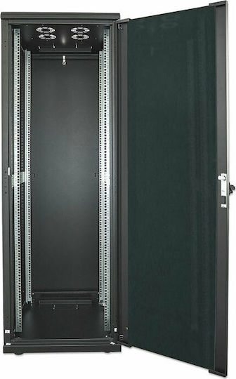 Intellinet Επιδαπέδια Rack Cabinet 36U Ασυναρμολόγητη 80x80x176.6cm Black 713160