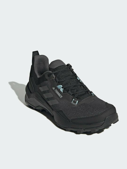 adidas Terrex Ax4 Primegreen Men's Hiking Shoes Core Black Grey Three Mint Tone