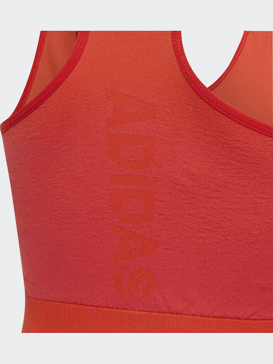 adidas Aeroknit Aeroready Bustieră pentru copii Roșu