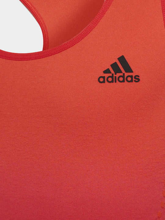 adidas Aeroknit Aeroready Bustieră pentru copii Roșu