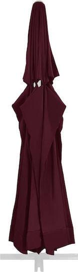 vidaXL Burgundy Replacement Umbrella Fabric 6m