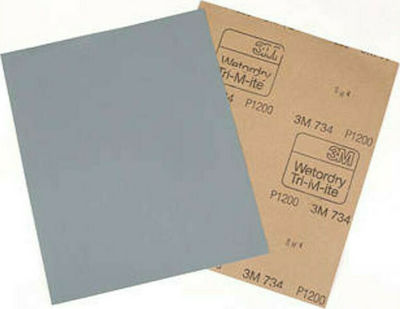 3M 734 Wet or Dry Regular Sanding Sheet K1000 230x280mm