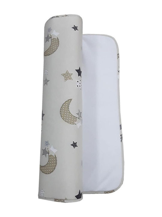 Beboulino Waterproof Burp Cloth Moon Stars Beige 50x80cm