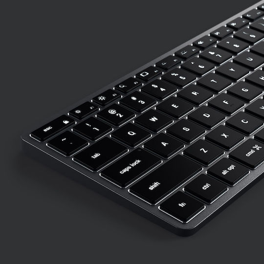Satechi Slim X2 Kabellos Bluetooth Nur Tastatur Englisch US Gray