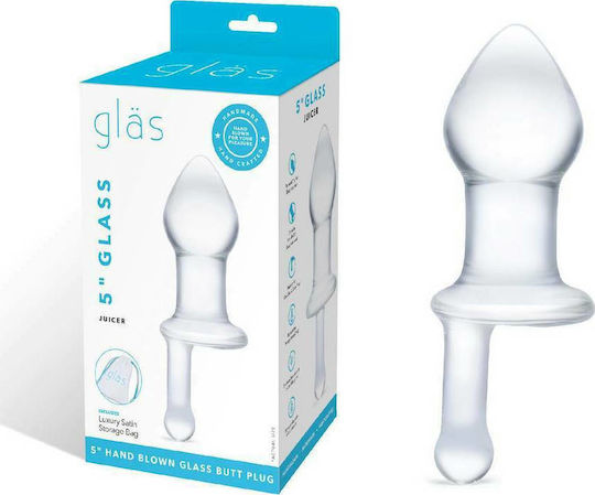 Glas Juicer Anal Plug Transparent 12.7cm