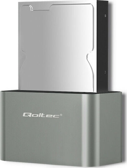 Qoltec Docking Station Stație de andocare pentru Hard Disk SATA 2.5" / 3.5" cu conectivitate USB 3.0 (50315)