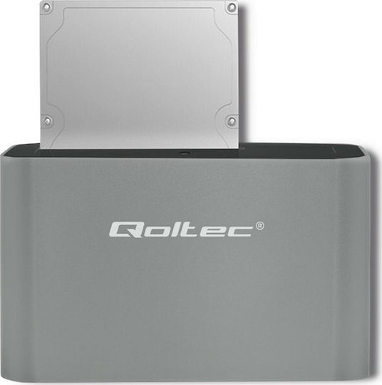 Qoltec Docking Station Stație de andocare pentru Hard Disk SATA 2.5" / 3.5" cu conectivitate USB 3.0 (50315)