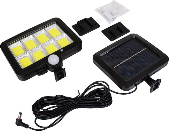 GloboStar Waterproof Solar LED Flood Light 40W Cold White 6000K with Motion Sensor and Photocell IP65