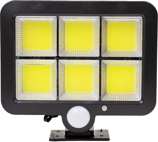 GloboStar Στεγανός Ηλιακός Προβολέας LED 35W Ψυχρό Λευκό 6000K με Αισθητήρα Κίνησης και Φωτοκύτταρο IP65