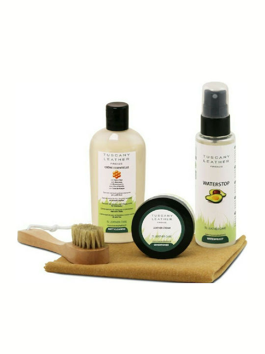 Tuscany Leather Pflegeset für Lederschuhe Farblos 150ml