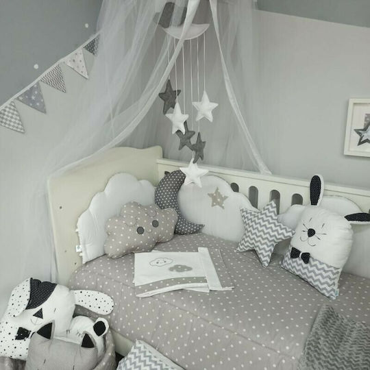 Baby Star Set Pentru Patut Sugar Family Negru 3buc piese