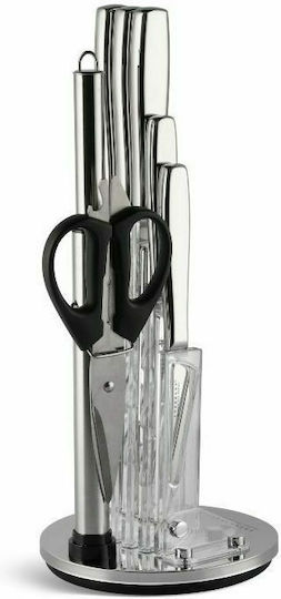 Edenberg Knife Set with Block from Stainless Steel 8pcs