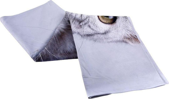 Espiel Tablecloth Cat Gray 120x120cm