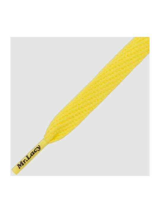Mr.Lacy Flatties Shoelaces Yellow 2pcs 130cm
