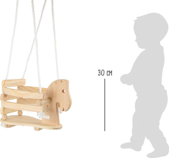 Small Foot Wooden with Protector Swing Pony