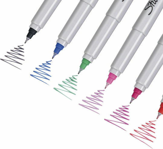 Sharpie Ultra Fine Permanent Маркери за рисуване 0.5мм Комплект 12бр