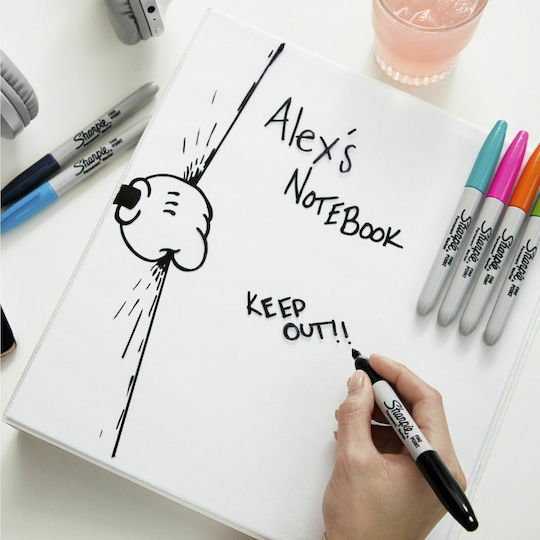 Sharpie Permanent Ανεξίτηλοι Μαρκαδόροι Assorted Colours Σετ 24 χρώματα